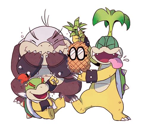 Bowser Jr And The Koopalings Ssb4