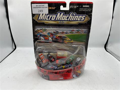 Lot Micro Machines Winners Circle 7 Different Drivers Mini Set Nascar