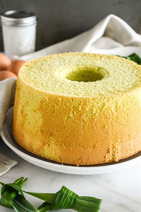 Pandan Chiffon Cake Artofit