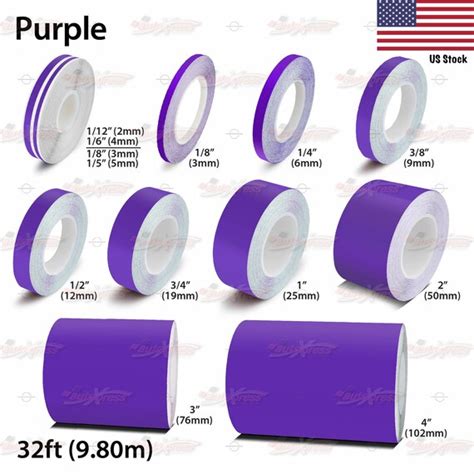 Purple Roll Vinyl Pinstriping Pin Stripe Car Motorcycle Tape Etsy