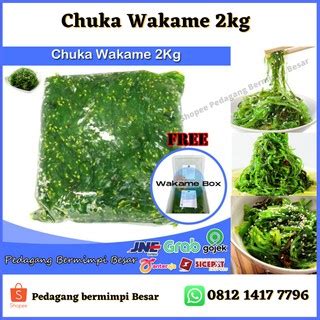 Jual Chuka Kuki Wakame Kg Chuka Wakame Kg Salad Rumput Laut