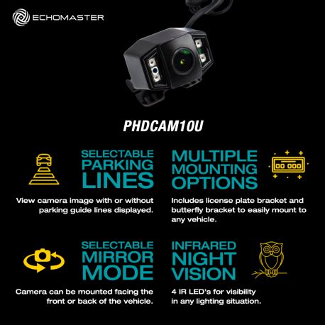 UNIVERSAL AHD CVBS CAMERA WITH NIGHT VISION EchoMaster