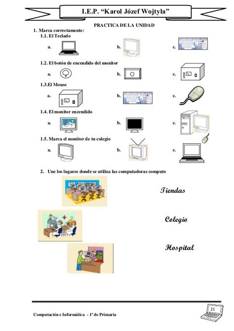 Libro de Computación 1 Grado Computacion Clases de computacion