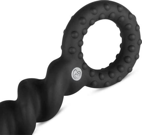 Twisted Anaal Dildo Zwart Bol