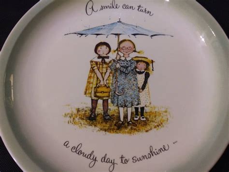 Holly Hobbie Plate American Greetings Corp 1972 In Excellent Condition