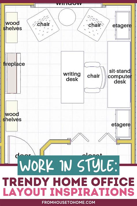 Stylish Home Office Layout Ideas