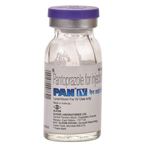 Pan Iv Pantoprazole Injection Alkem Laboratories Ltd Prescription At