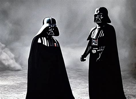 Film Still Of Darth Vader As William The Man In Black Stable