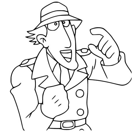 Dibujos De Brain De Inspector Gadget Para Colorear Para Colorear