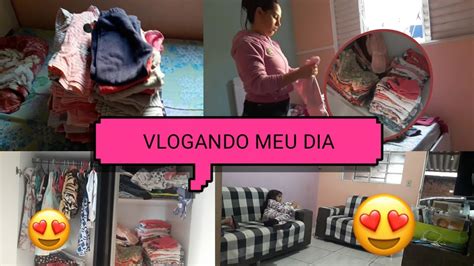 Vlogando Meu Dia Arrumei O Guarda Roupa Das Crian As Youtube