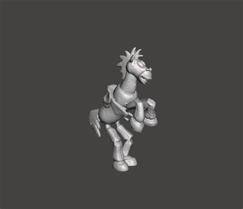 Файл STL Фигурка из "Истории игрушек", лошадь Вуди Бычий глаз 🎨・3D ...