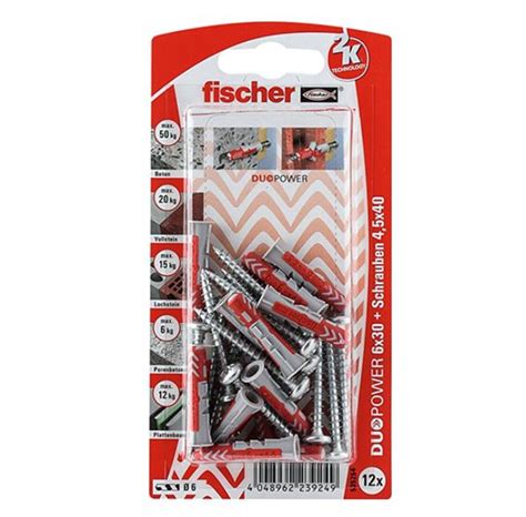 FISCHER Universaldübel Duopower 6x30 S PH K Kaufland de