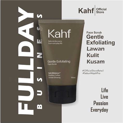 Jual Kahf Gentle Exfoliating Face Scrub Ml Lawan Noda Hitam