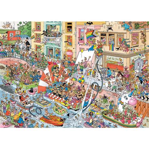 Jan Van Haasteren Comic Puzzle Celebrate Pride Pieces Puzzle