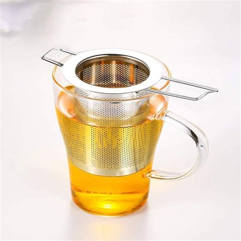 Jual Saringan Teh Stainless Steel Reusable Filter Tea Strainer Jxi