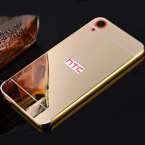 For HTC Desire 826 626 816 820 A9 Hybrid Slim Metal Aluminum Gold