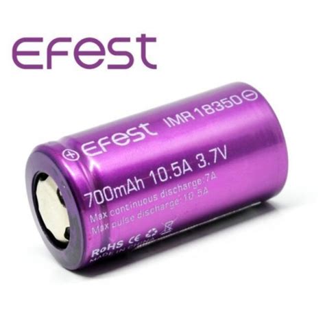 Efest 18350 700mAh 3 7V 10 5A