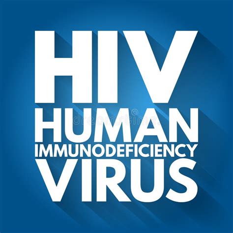 Hiv Vírus Da Imunodeficiência Humana Acrônimo Conceito De Saúde