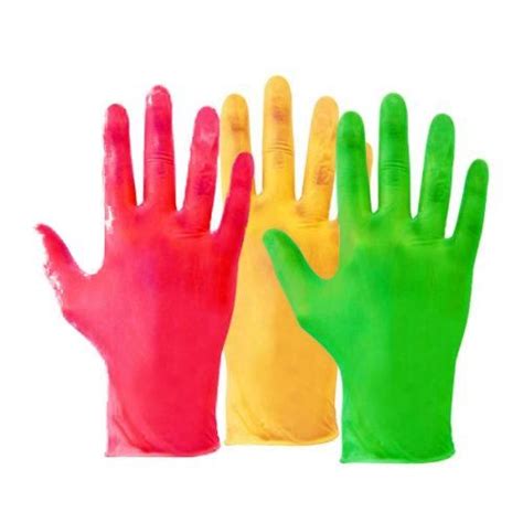 Gd17 Coloured Vinyl Gloves Powder Free Case 1000 James Mutch Ltd