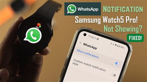 Galaxy Watch 5 Pro WhatsApp Incoming Call Notification Not Coming