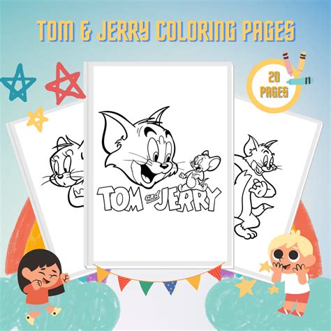 Gratis Dibujos De Tom And Jerry Para Colorear Sscoloring