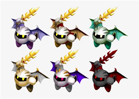 Metaknight Palette Meta Knight Smash Colors Free Transparent PNG