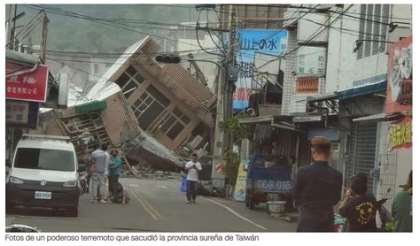 Terremoto De Magnitud 6 9 En Taiwán Generó Alertas De Tsunami Videos