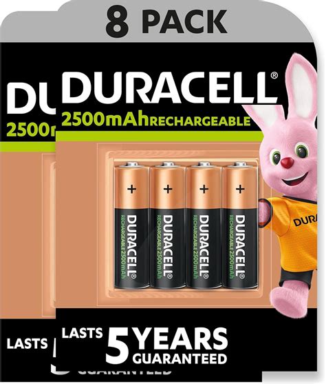 Duracell Ultra Oplaadbare Aa Batterijen 2500 Mah 8 Stuk Amazon Nl Elektronica