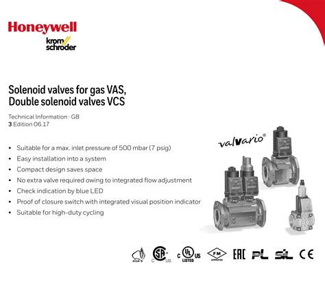 Vas115r Nw Kromschroder Solenoid Valves For Gas Vas Turn It On And Off