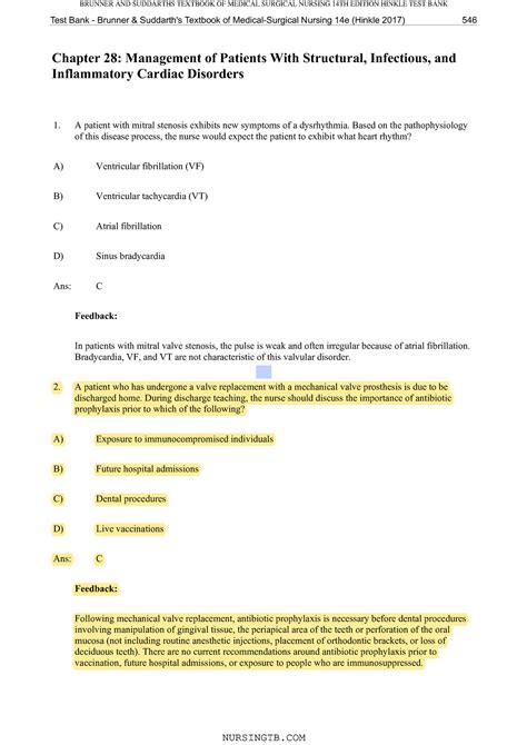 Ch 28 Med Surg Chapter 28 Management Of Patients With Structural