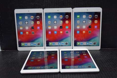 【やや傷や汚れあり】s0389 Sll N L 5台セット Apple Ipad Mini2 Wi Fiモデル 16gb シルバー Me279j A A1489 タブレット 本体のみ の落札