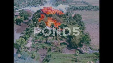 Vietnam War Napalm Explosion