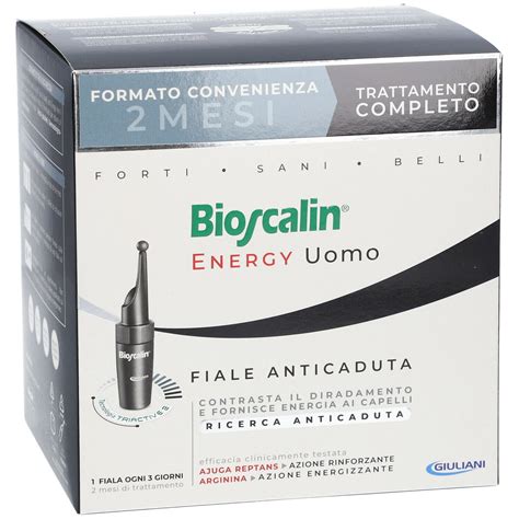 Bioscalin Energy Fiale Anticaduta Uomo 20x3 5 Ml Redcare