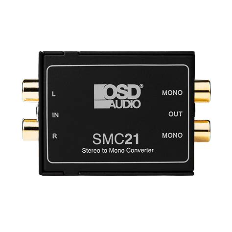 OSD Audio SMC21 Stereo Signal to Mono Converter and Ground Loop Isolator : OSDAudio.com