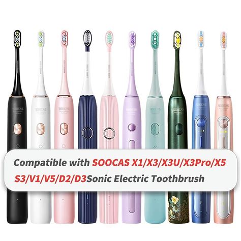 Cheap Toothbrush Heads for SOOCAS X3 X1 X5 Toothbrush, Replacement for ...