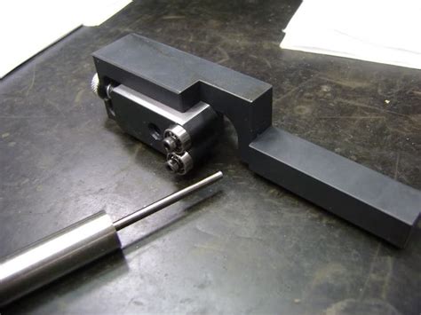 Lathe Follower Rest That Fits In A Hardinge Tool Holder And A Sample Of