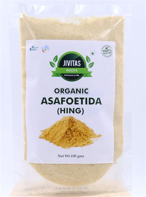 Organic Asafoetida Hing 100gm Jivitas Roots