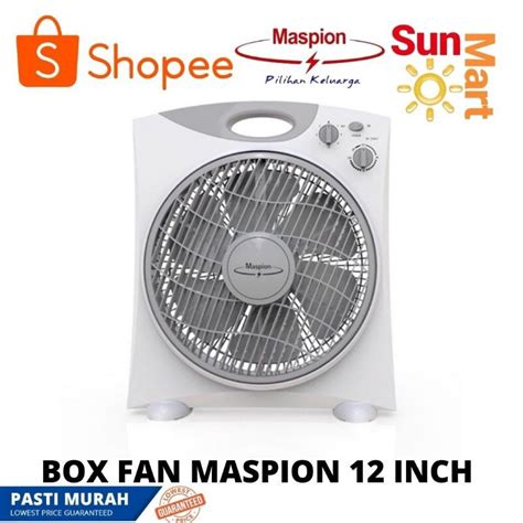 Jual Box Fan Kipas Angin Kotak Lantai Maspion 12 Inch Jf 2109 Shopee