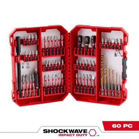 Milwaukee Shockwave Impact Duty Alloy Steel Screw Driver Bit Set 60