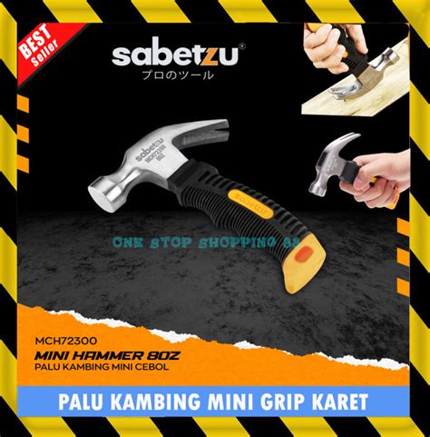 CLAW HAMMER GODAM PALU MARTIL BESI BAJA KAMBING MINI PENDEK CEBOL KECIL