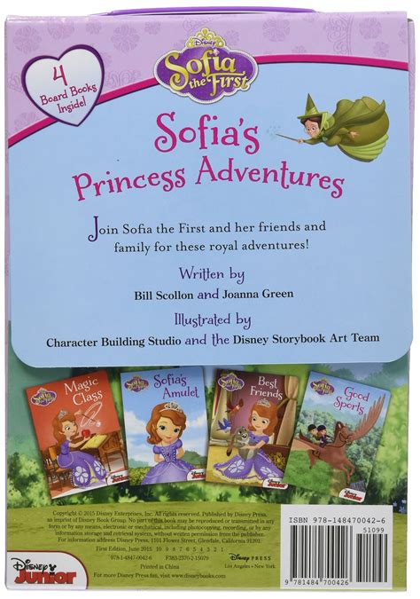 Sofia The First Sofia S Princess Adventures 4 Board Book Boxed Set — Books4us