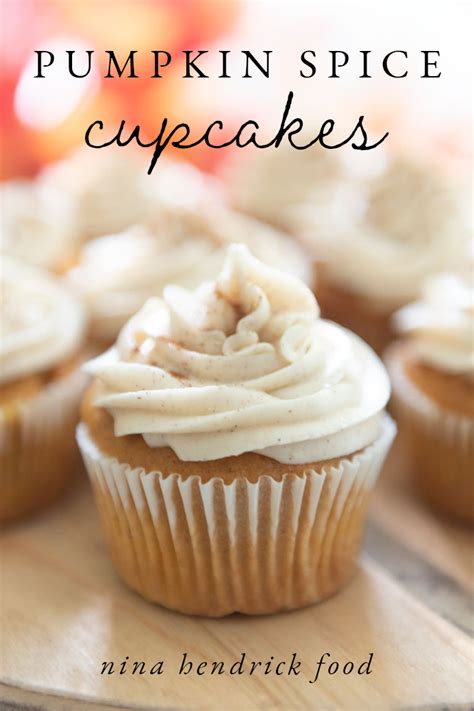 Pumpkin Spice Cupcakes With Cinnamon Cream Cheese Frosting Video