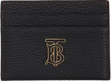 Burberry Black Tb Card Holder Ssense Canada