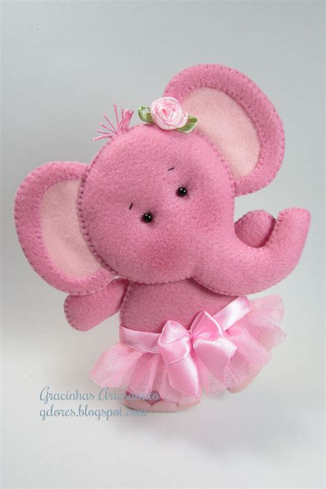 Elephant Felt Felt Crafts Felt Toys Felt Ornaments