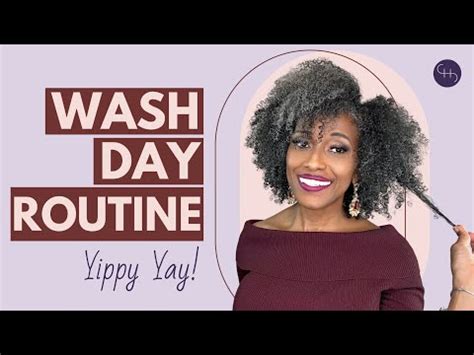 MY NATURAL HAIR WASH DAY ROUTINE YouTube