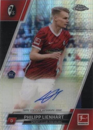 Topps Chrome Bundesliga Philipp Lienhart Bca Pl For Sale Ebay