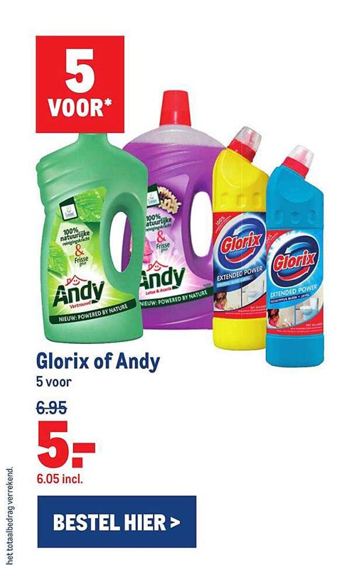 Glorix Of Andy Aanbieding Bij Makro Folders Nl