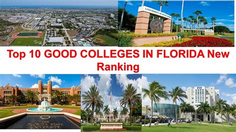 Top 10 GOOD COLLEGES IN FLORIDA New Ranking YouTube