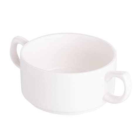 Bulionówka Z Uszami 280 Ml Porcelana Kremowa ALTOMDESIGN Sklep