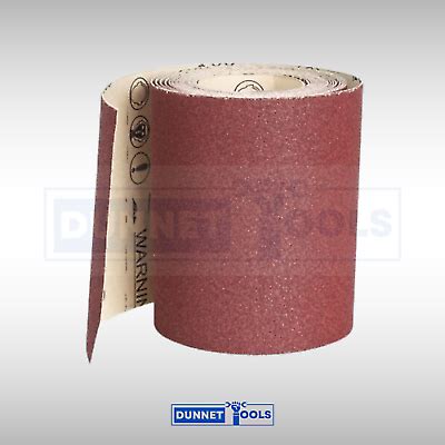 Sand Paper 60 Grit Aluminium Oxide Roll 115mm X 10m Sanding Finishing